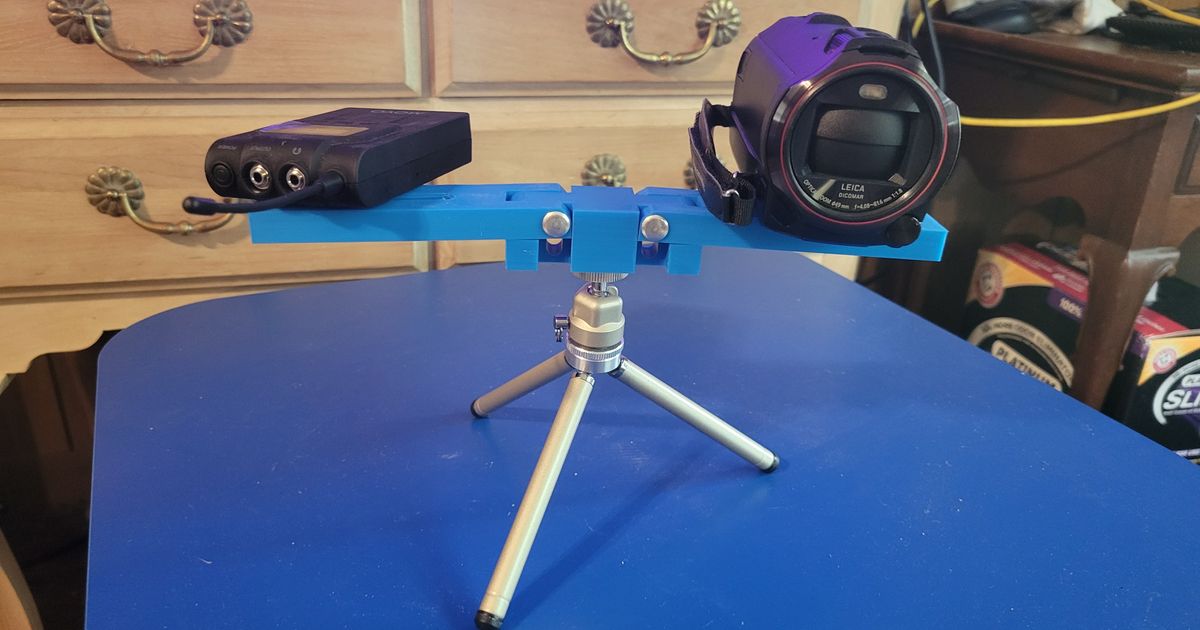 The Double Take Tripod Mount by How2Texan Download free STL model