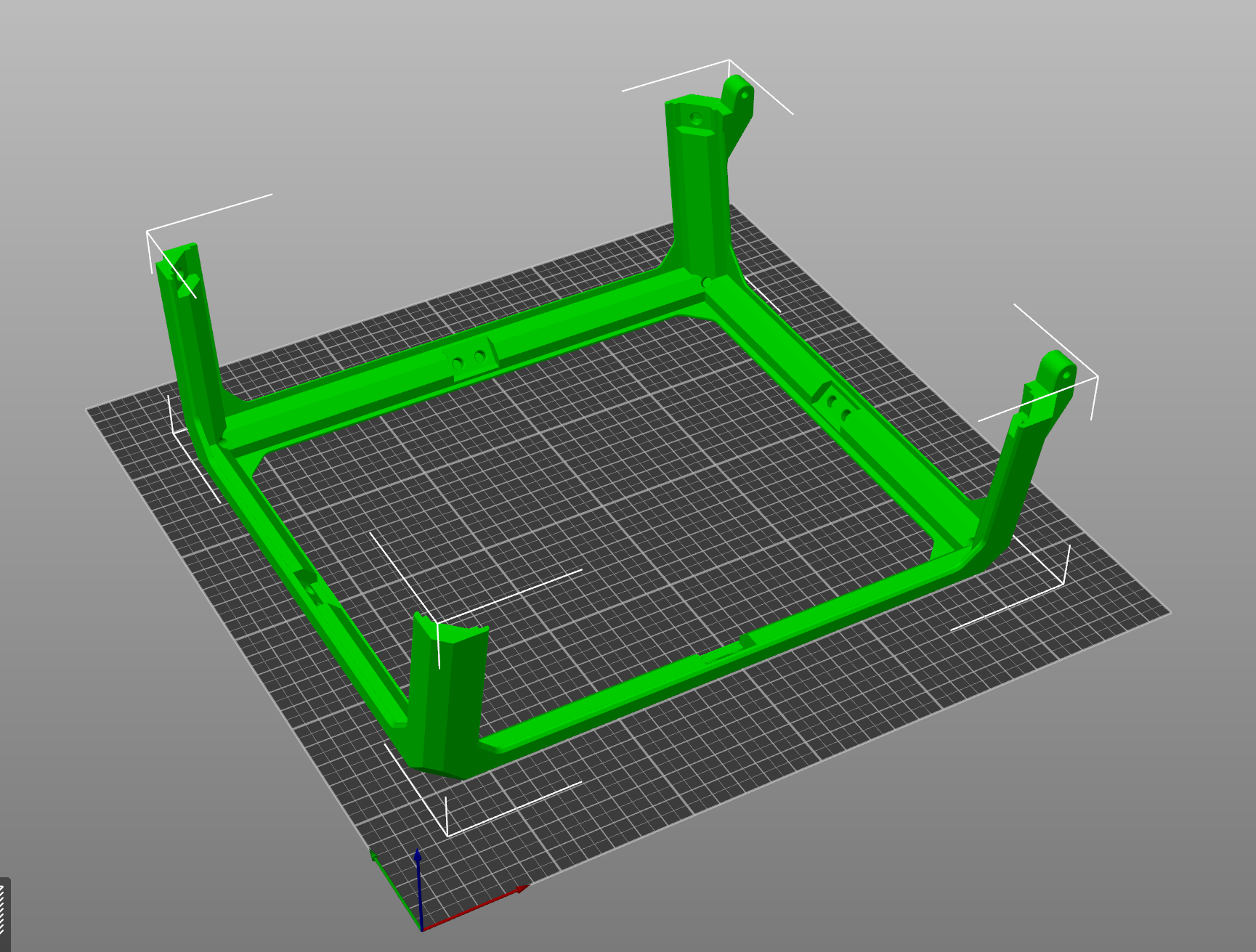 Voron V0 hinged unibody tophat