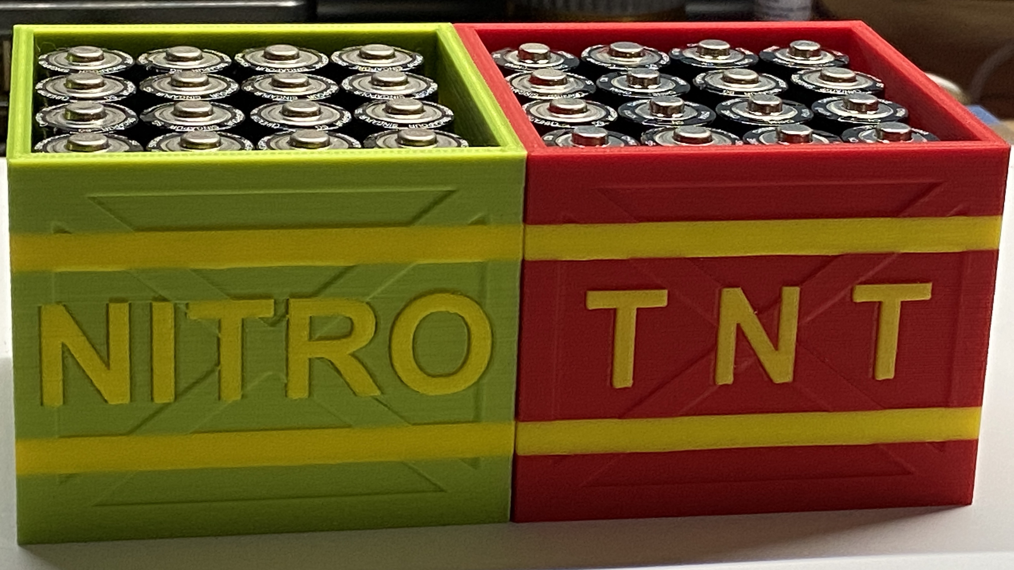 MMU Crash Bandicoot TNT/Nitro AA Battery Boxes by muddymaker Download free STL model