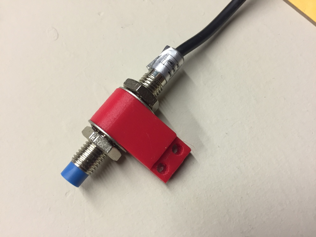 Hypercube 8mm Sensor Mount by mewse | Download free STL model ...