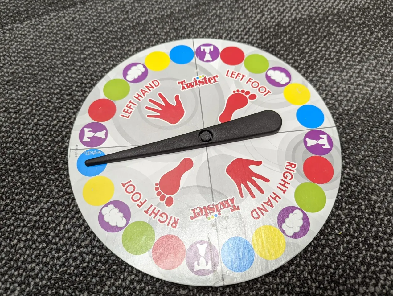 Twister Game Spinner Pin by Innovation Pointe Makerspace, Download free  STL model