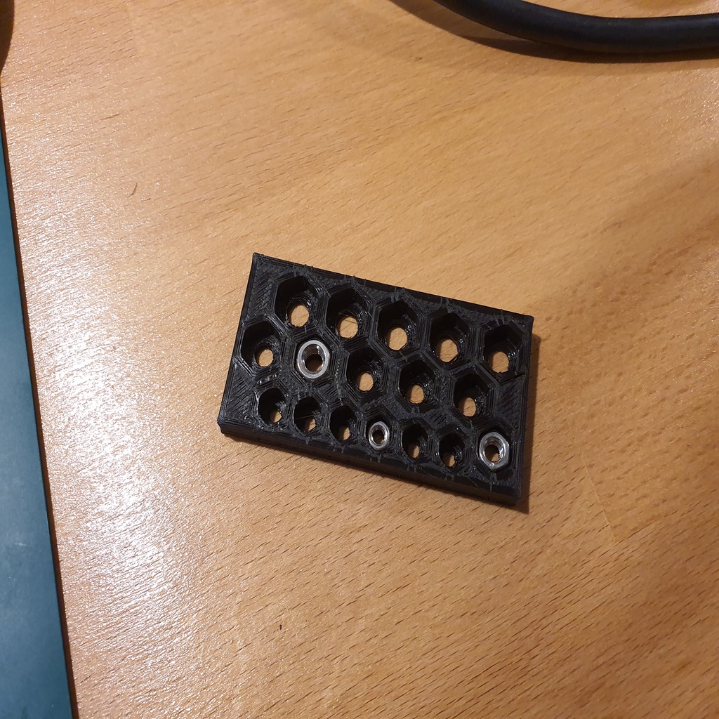M3 M4 M5 nut test rig