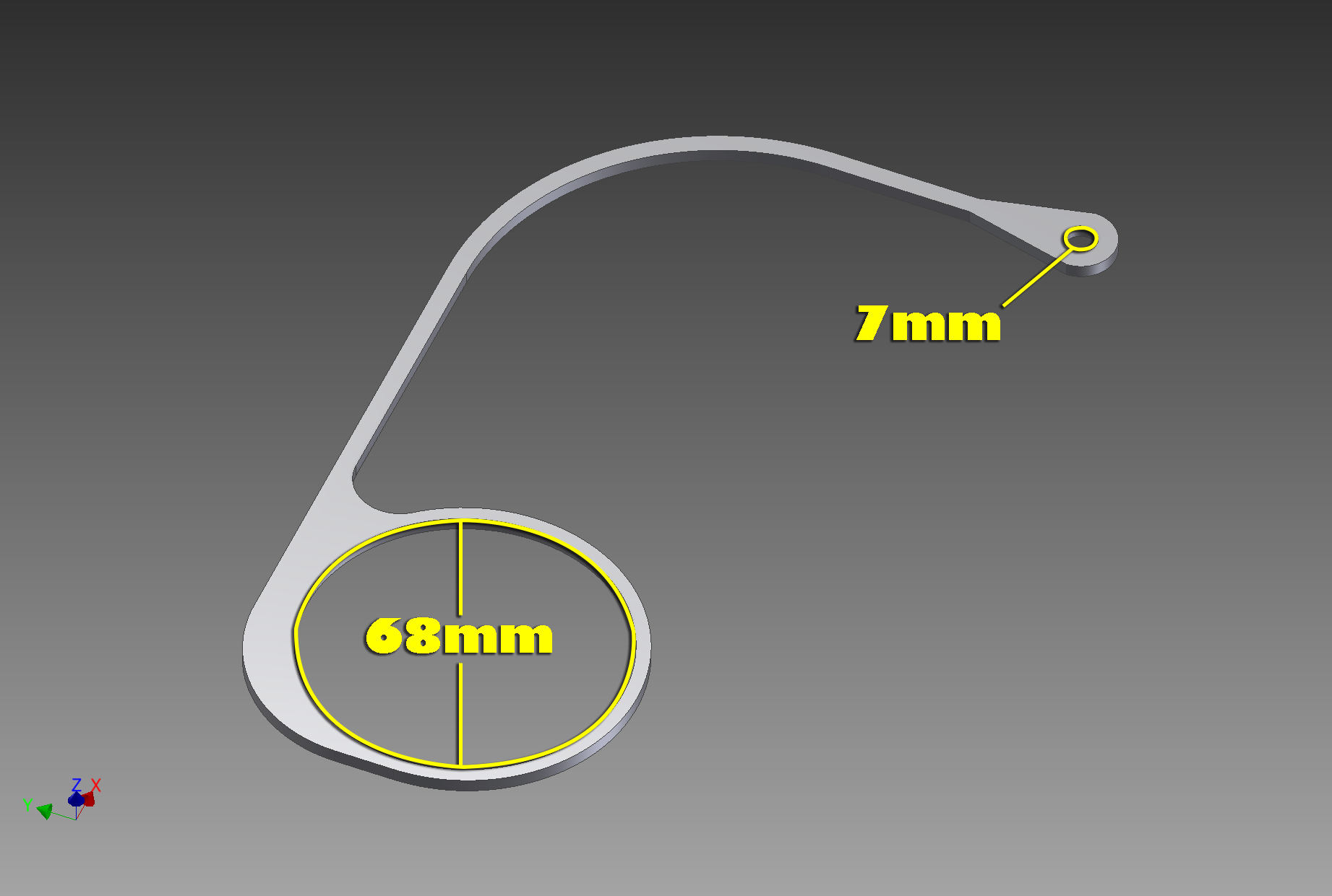 GAS CAP TETHER (WRX) — miniatura 2