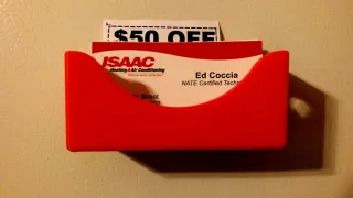 Card Holder Fridge Magnet