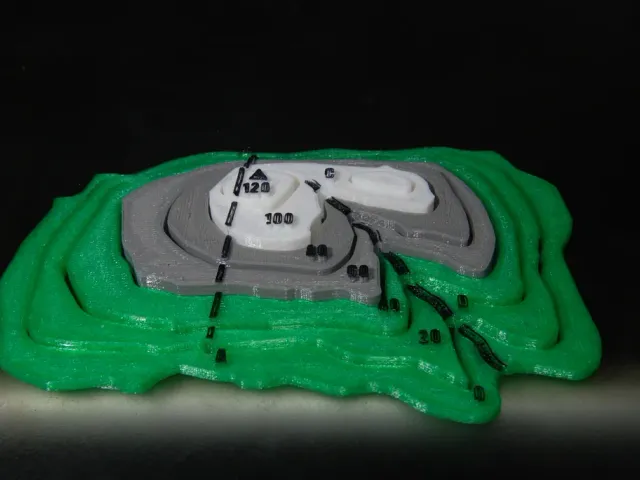 Contour Map by npanth | Download free STL model | Printables.com