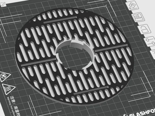 Deathstar wall themed AD5X spool adapter