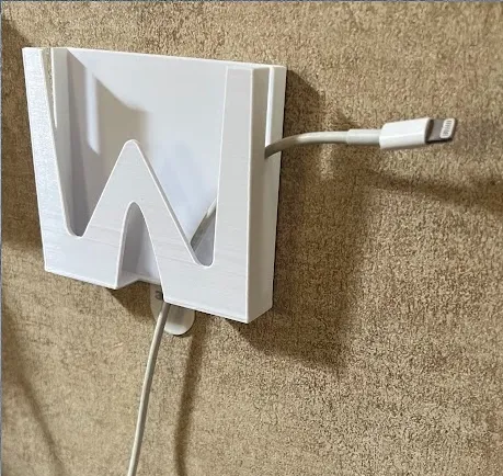 Wall mount iPhone holder (travel safe)