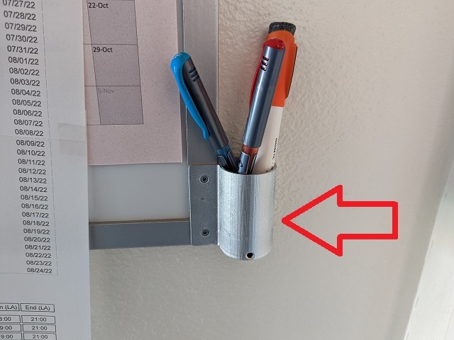 White board pen and marker holder
