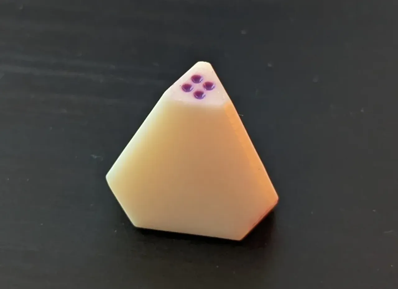D4 dice with pips (4 sided dice) by Julius3E8, Download free STL model