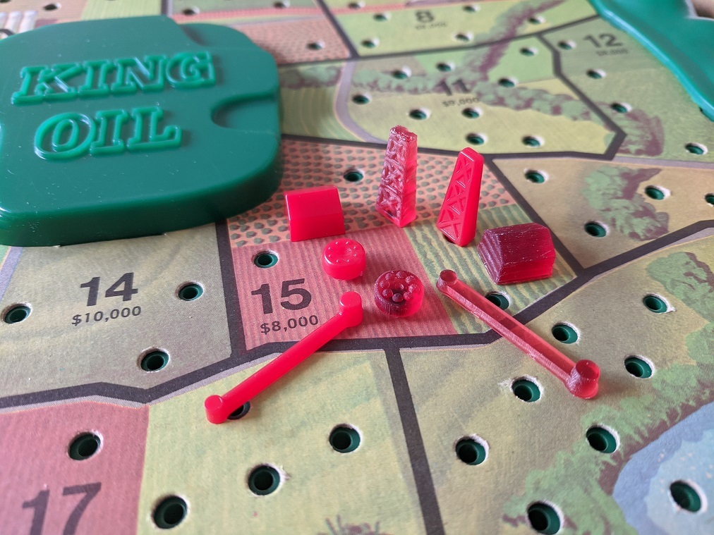 King Oil board game replacement pieces