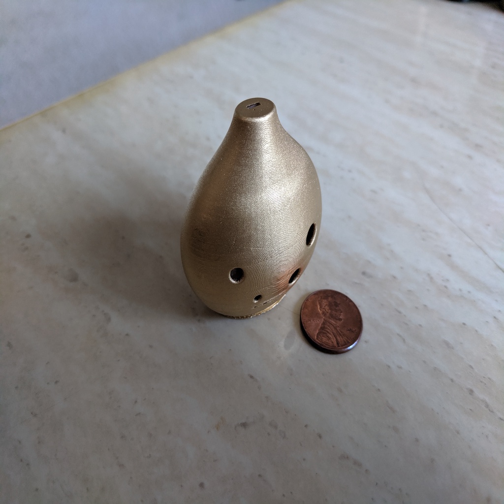 Mini 6 Hole Ocarina for resin printer