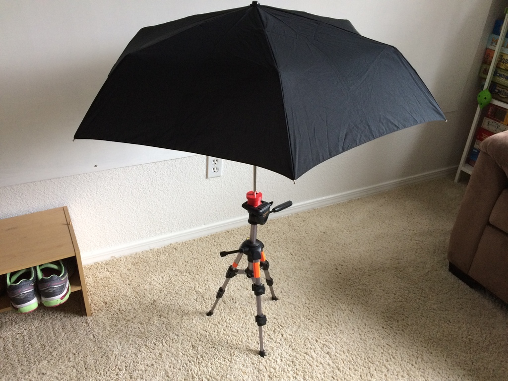 Tripod Mount for Umbrella by Julius3E8 Download free STL model