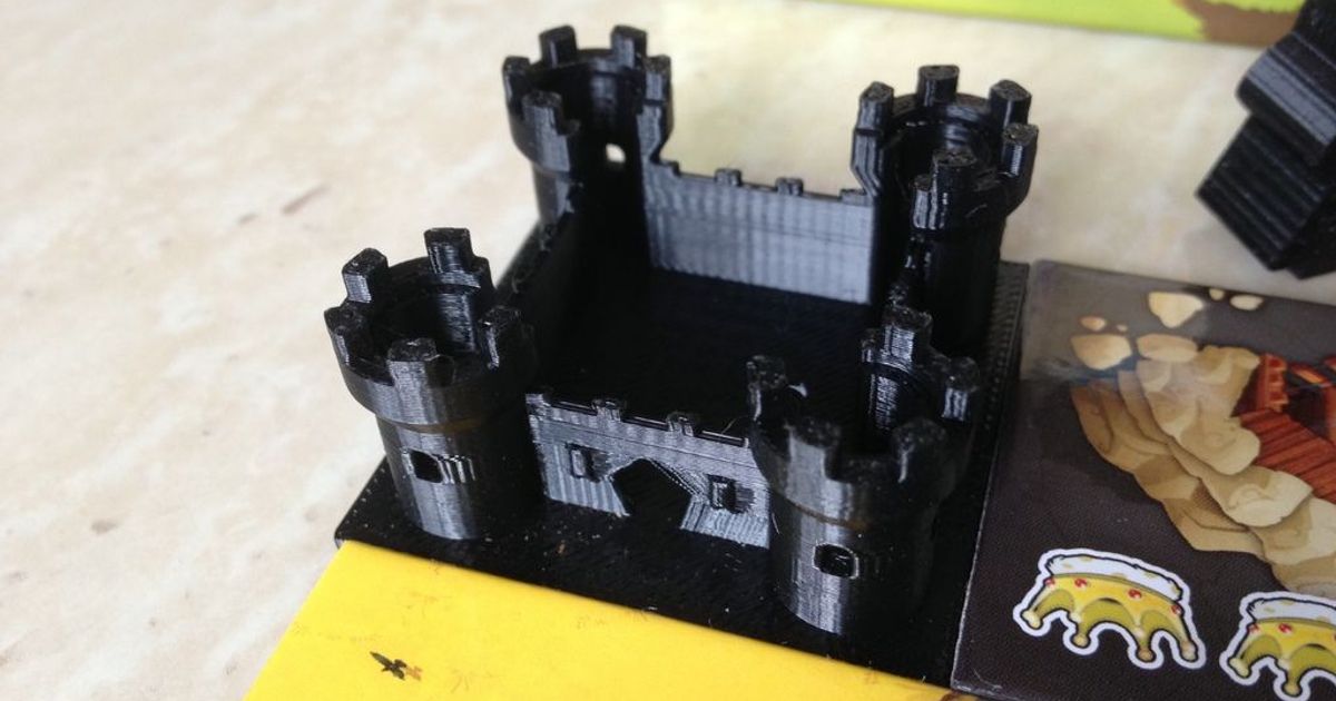 Single Print Kingdomino Castle by Julius3E8 | Download free STL model ...