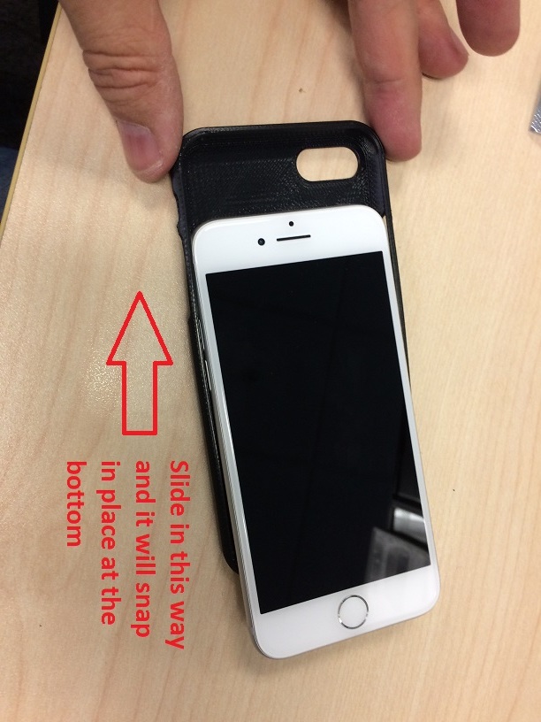 iPhone7 badge carrier cover by Julius3E8 | Download free STL model ...