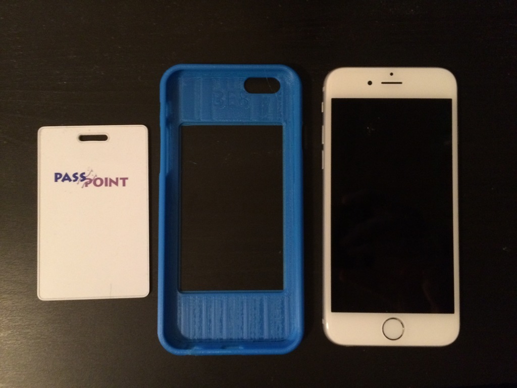 Badge carrier iPhone 6 cover by Julius3E8 Download free STL model