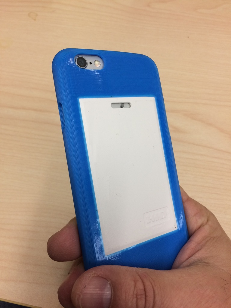 Badge carrier iPhone 6 cover by Julius3E8 Download free STL model
