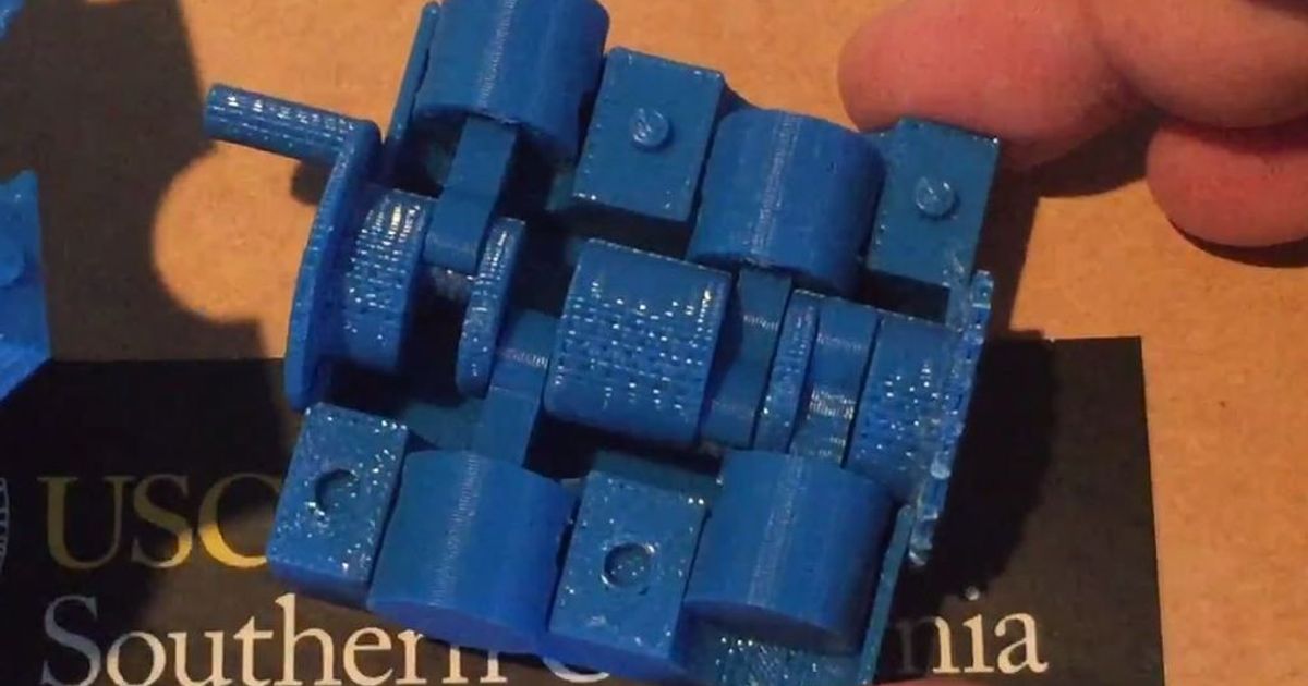 Mechanical Boxer Engine by Julius3E8 Download free STL model