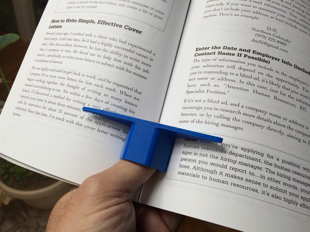 Comfy Book Opener and Page Keeper
