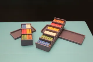 Cities and Knights Game Piece Holders