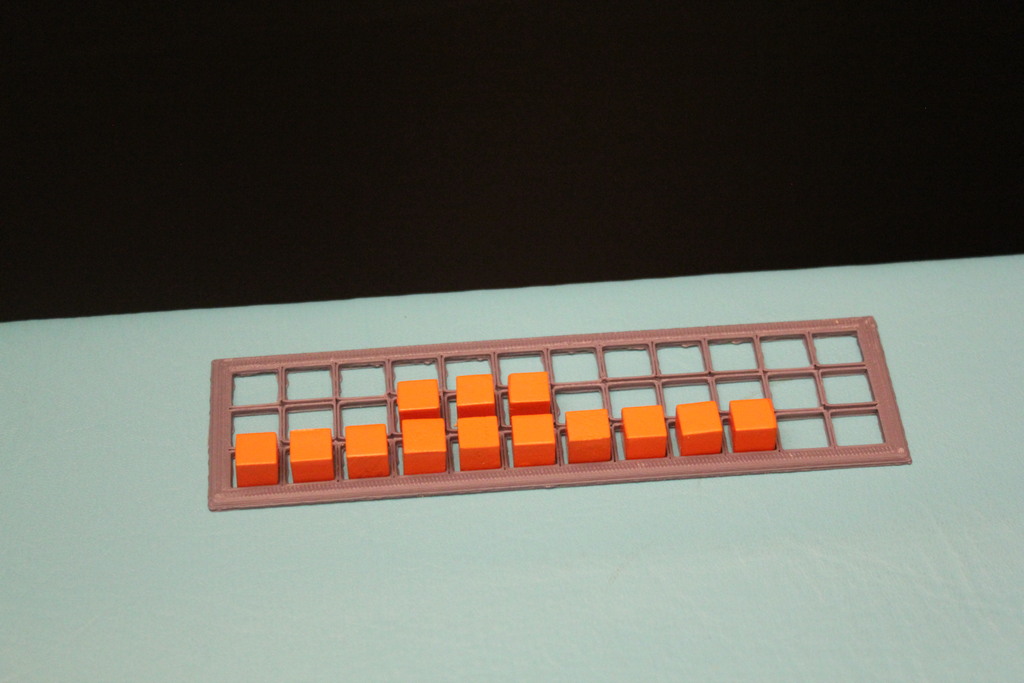 Eclipse extra wide hole cube tray rack