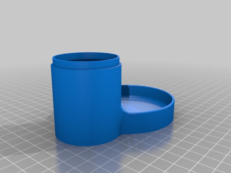 Miniatura 6 do modelo 3D 2 Piece Modular Dice Tower
