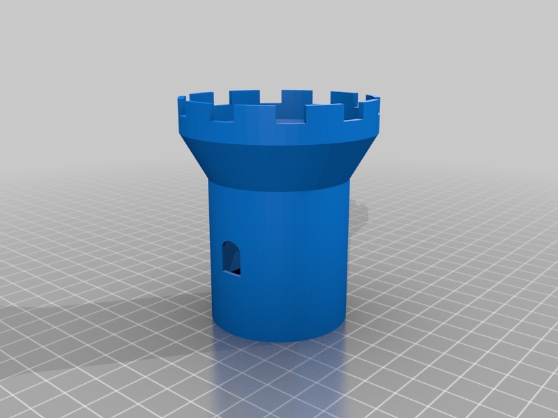 2 Piece Modular Dice Tower by Julius3E8 | Download free STL model ...