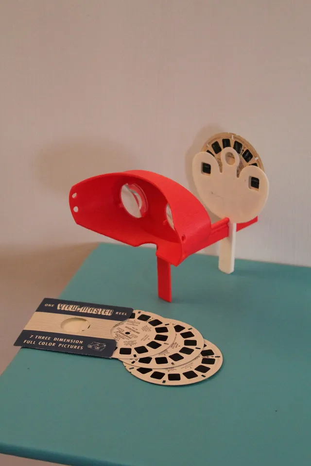 Viewmaster reel viewing stereoscope accessory by Julius3E8, Download free  STL model