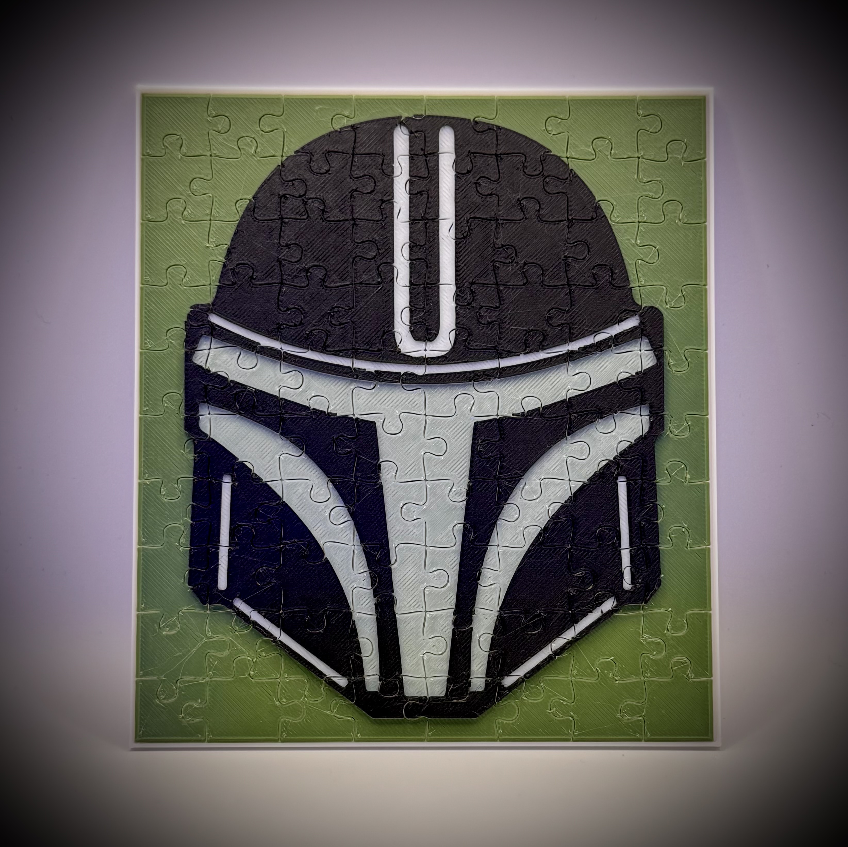 Mandalorian Helmet Jigsaw Puzzle (80 piece)