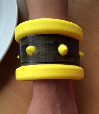 Spikey bracelet for cosplay costume