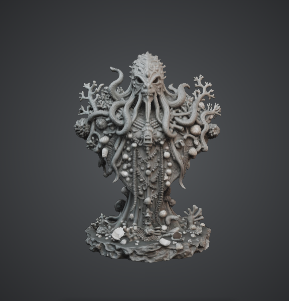 Cosmic Sea Horror Bust – Eldritch Ocean Entity