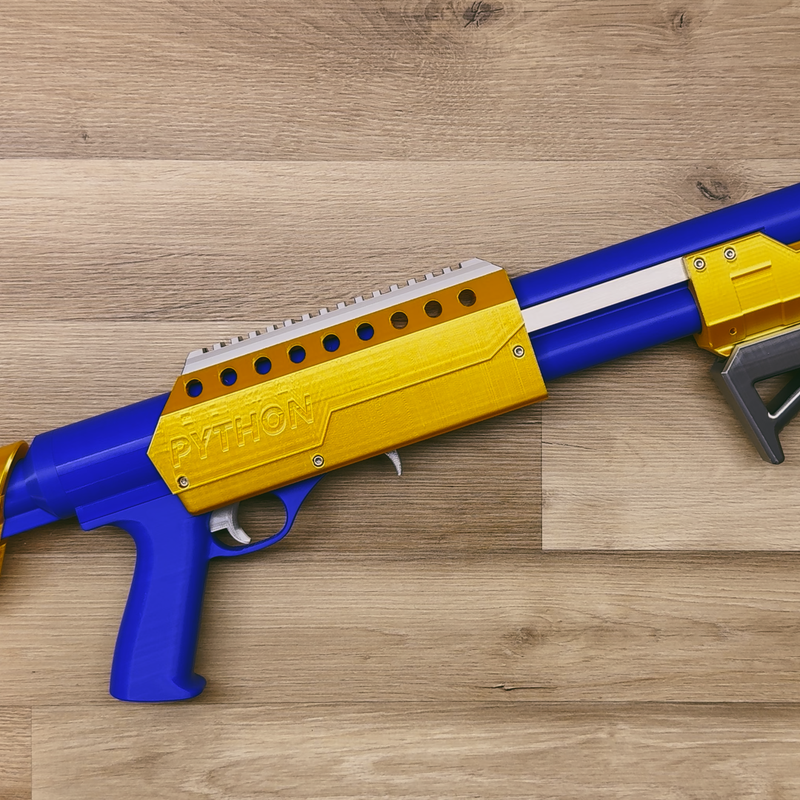 Python - Mag-fed Pump Action Nerf Blaster by 3D Darts | Download free ...