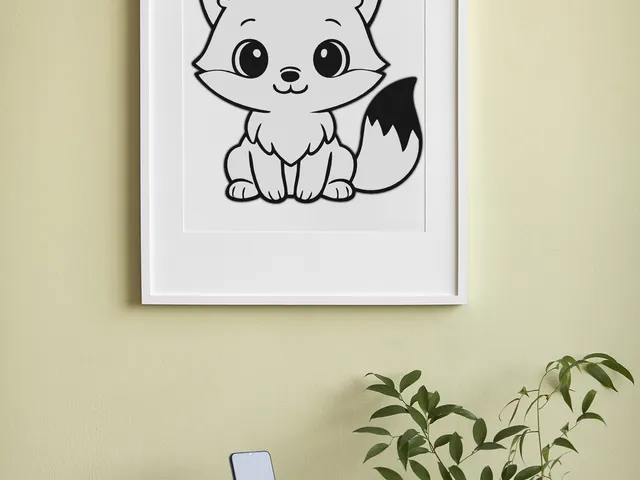 Cute Fox Wall Art