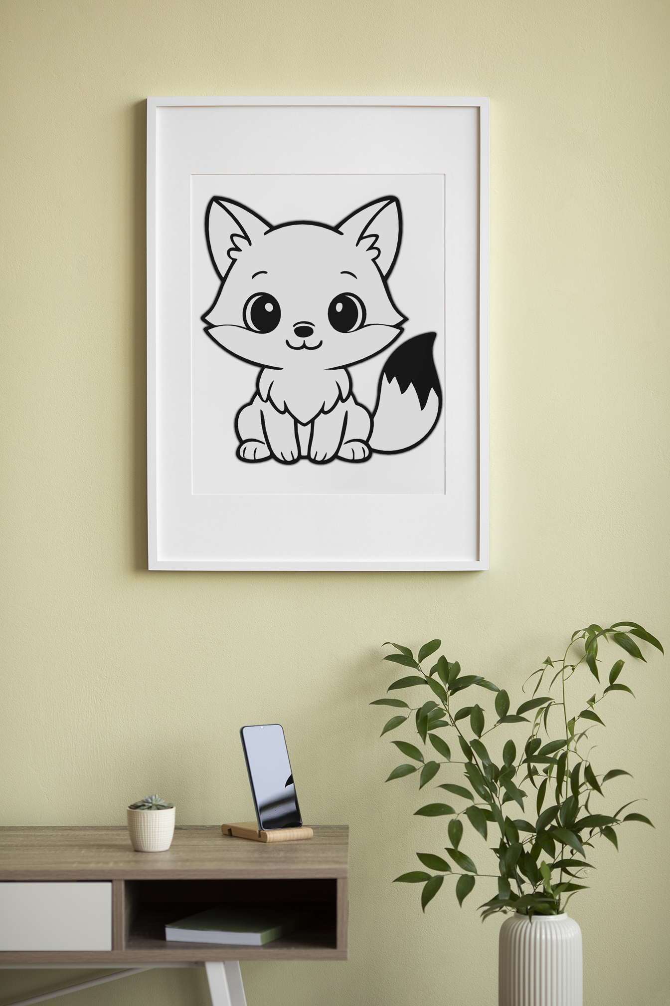 Cute Fox Wall Art
