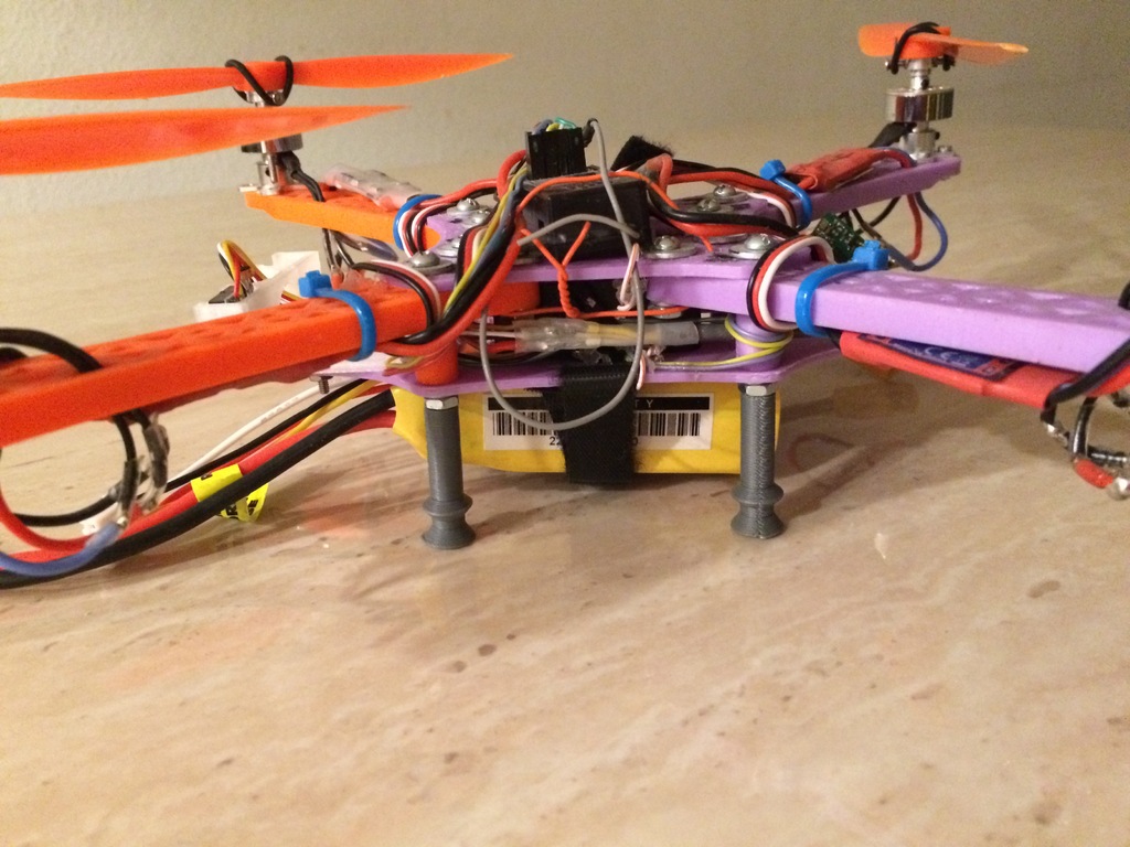 Simple Quadcopter Feet by Julius3E8 | Download free STL model ...