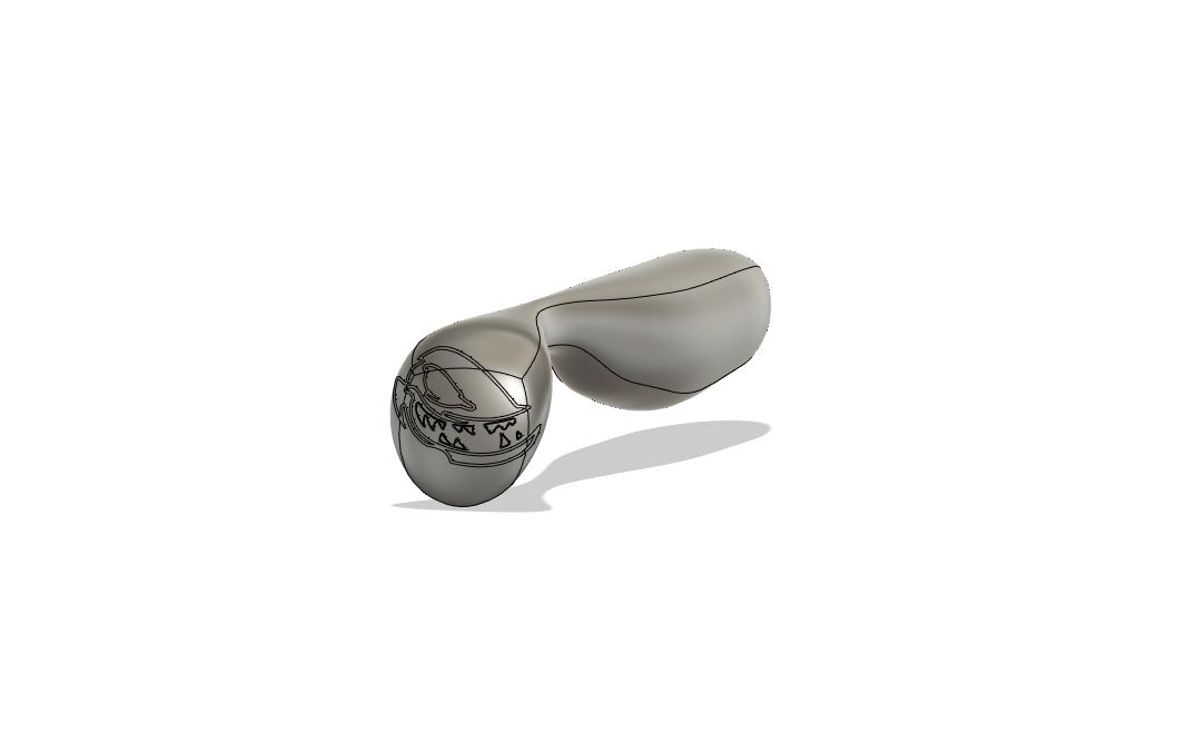 MOULE LEURRE SOUPLE FORME POISSON BIGBAIT 18CM par Stevo_print