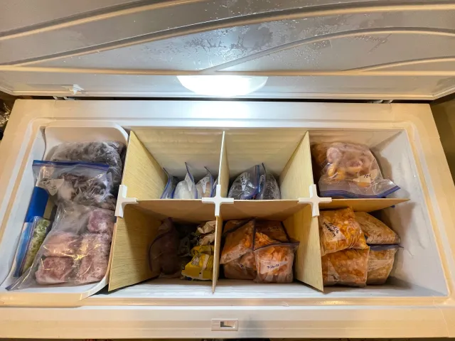 Panel Clips for DIY Chest Freezer Organizer