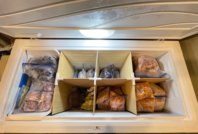 Panel Clips for DIY Chest Freezer Organizer