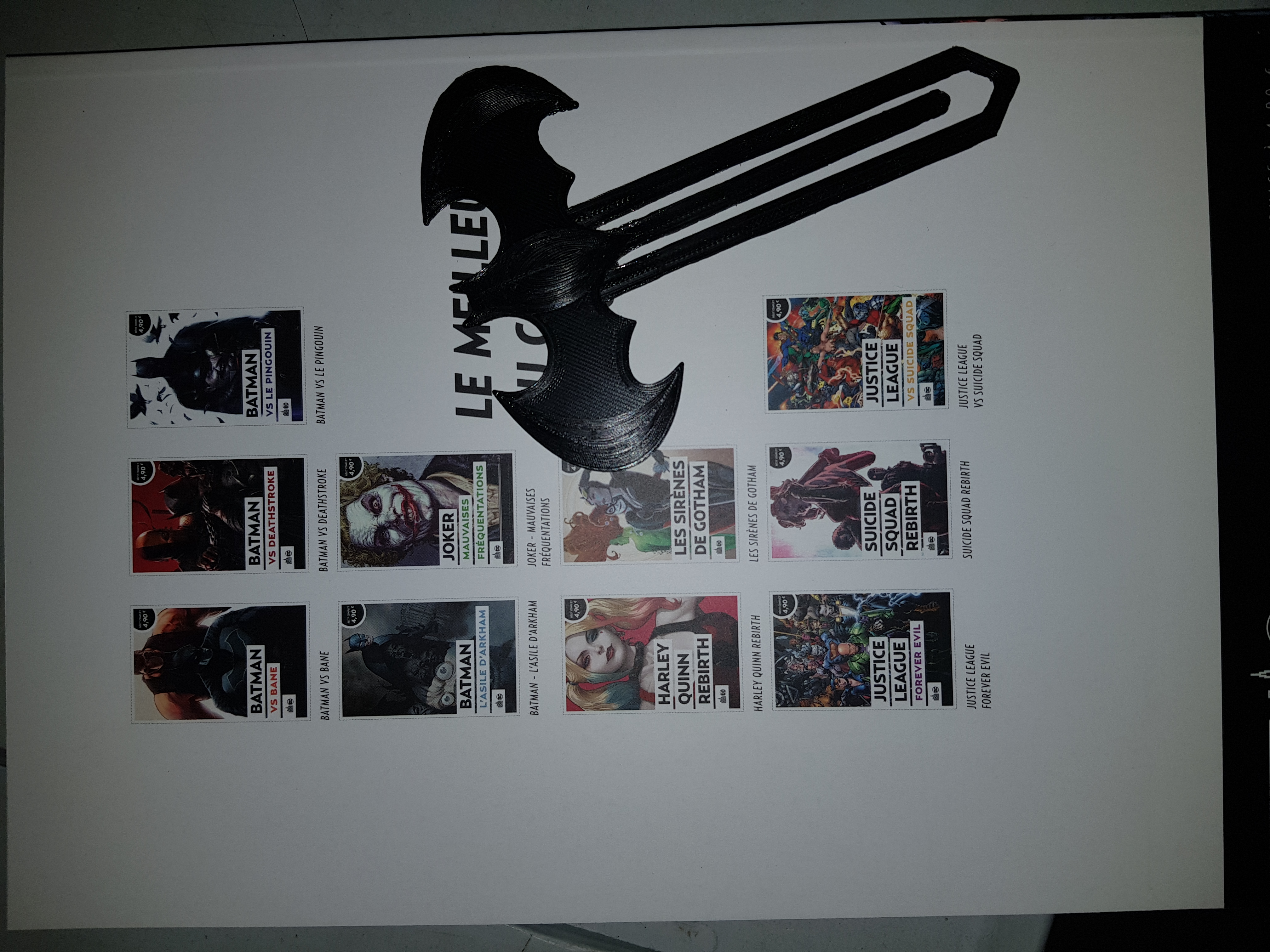 Miniatura 3 do modelo 3D Batman Bookmark