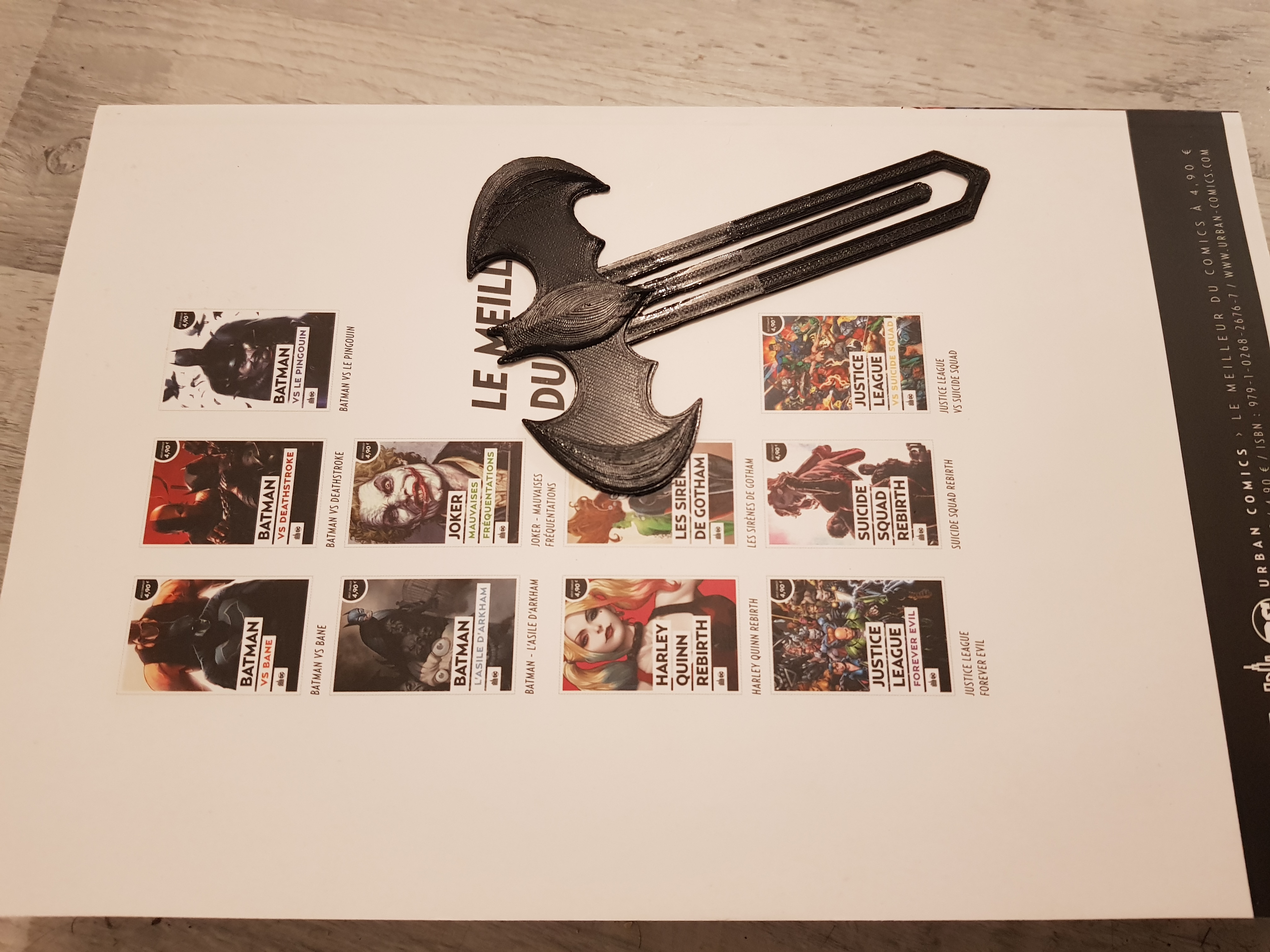 Miniatura 6 do modelo 3D Batman Bookmark