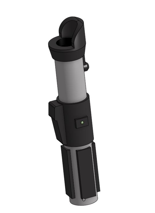 two piece lightsaber by I did it wrong | Download free STL model ...