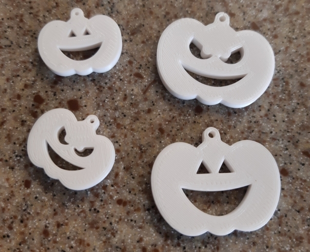 Jack-o-Lantern Ear Rings and Pendants