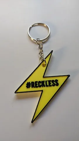 #Reckless Bitcoin Lightning Network Key Chain