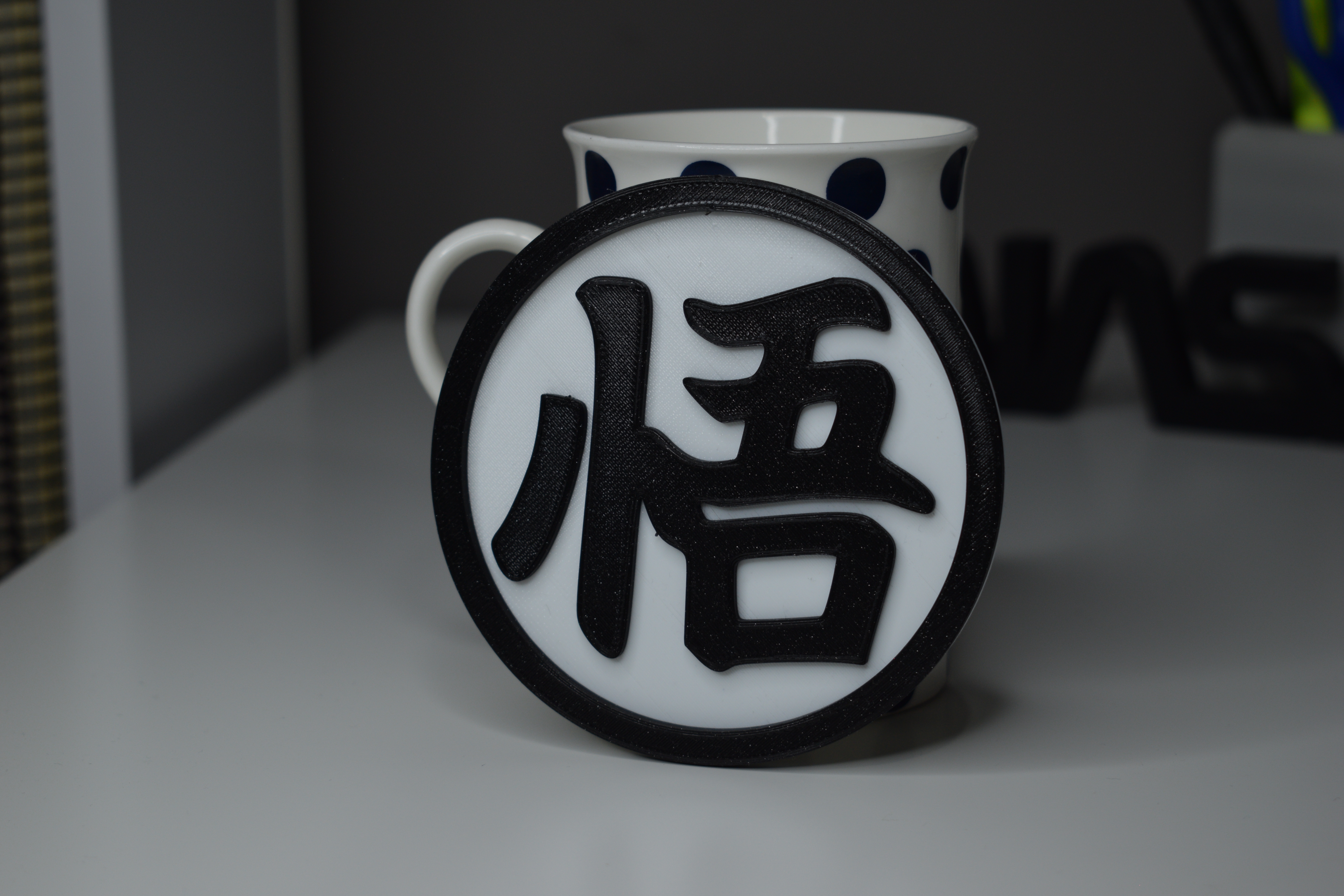 Son Goku's Kanji Amblem Coaster
