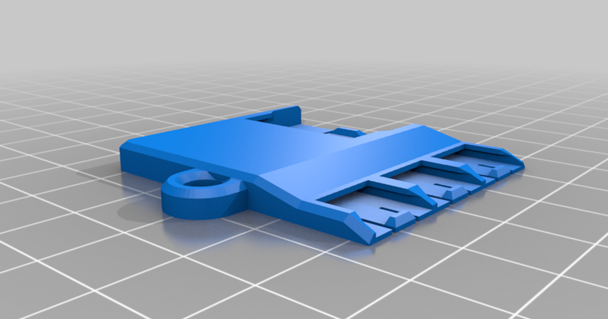 3 MicroSD, 1 SD - mini keychain holder remix by Gaspadlo | Download ...