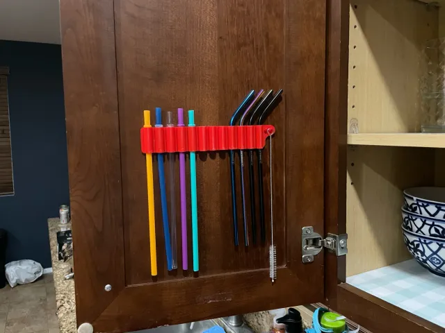 Reusable Straw Organizer