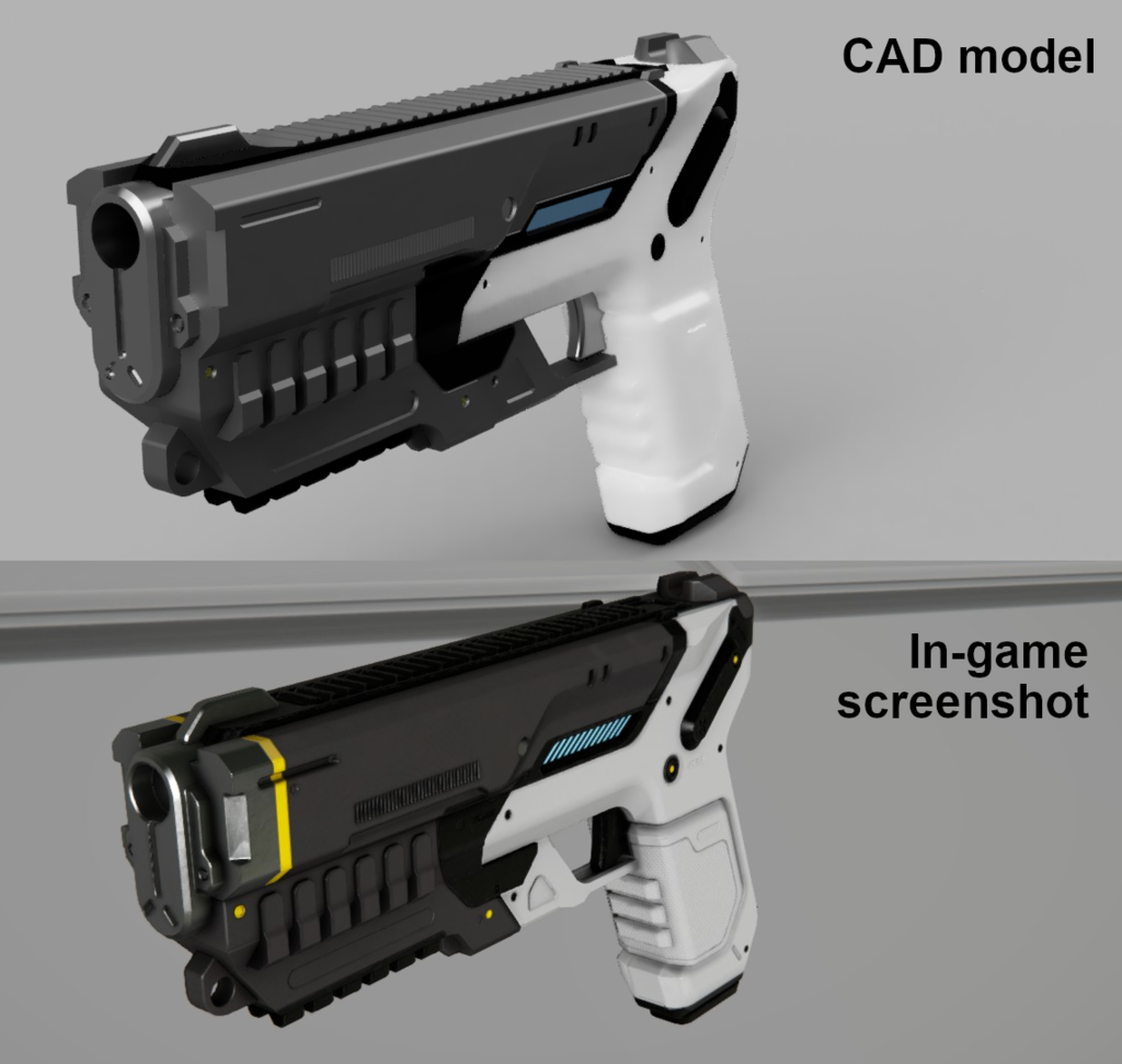 Space Engineers 1:1 Warfare Pistol (Static) by Terminal_6 | Download ...