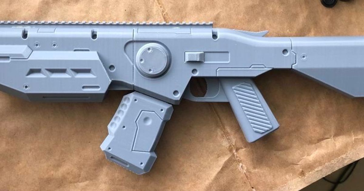 Space Engineers 1:1 Automatic Rifle (Static) by Terminal_6 | Download ...