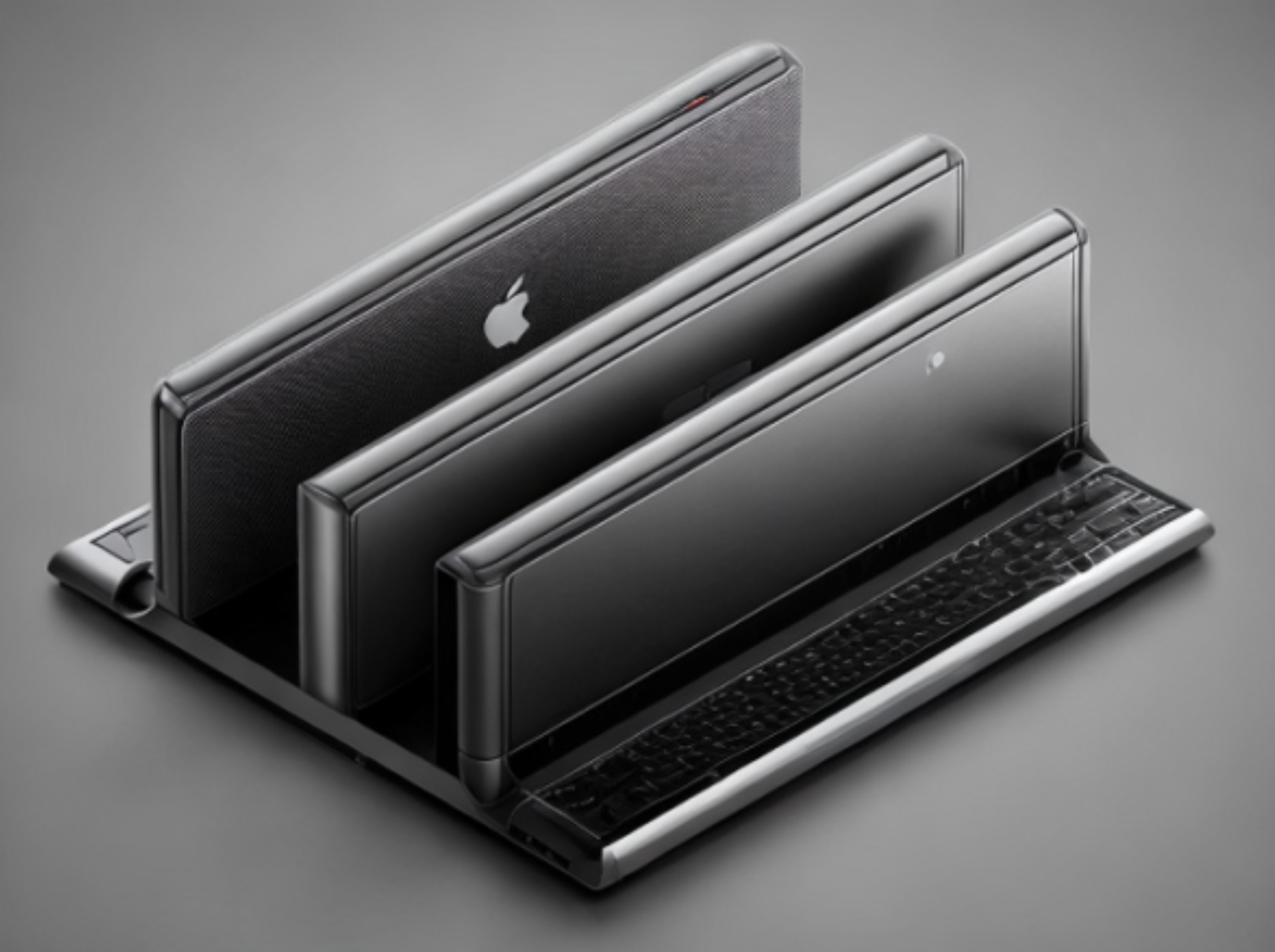 Vertical dual laptops and or tablet stand