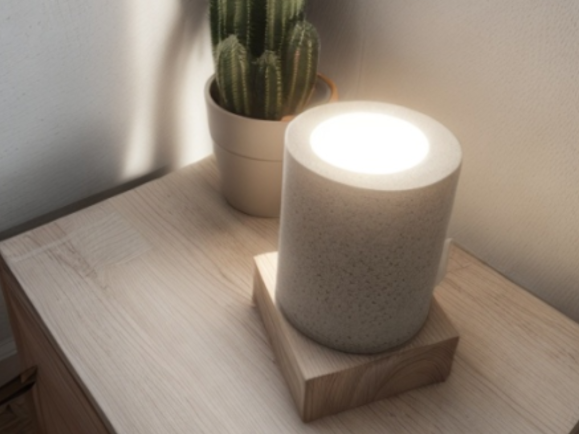 Casting mold for cement lamp