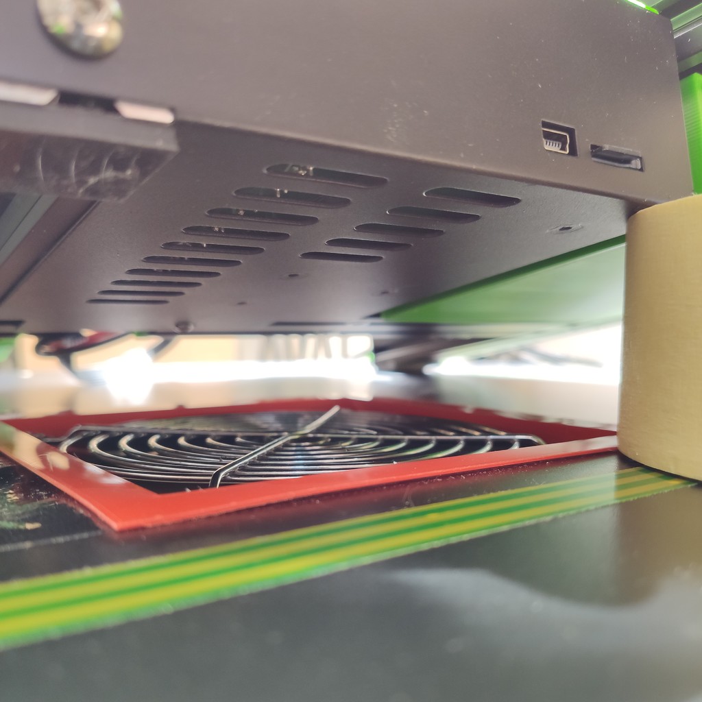 Hepa filter 120mm fan, IKEA Lack 3D printer enclosure by ayanev